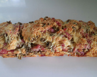 Cake aux olives et lardons