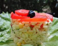Une délicieuse salade qui apporte une note originale avec sa vinaigrette parfumée au curry.