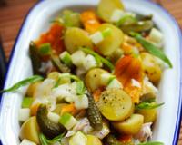 Une jolie salade sucrée salée !
Une recette proposée par Dorian du blog Mais pourquoi est ce que je vous raconte ça ?