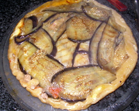 Tatin de thon aux aubergines et mozzarella