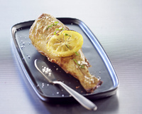 Merlan frit et citronné