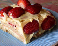 Délice de tiramisu aux fraises