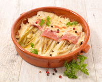Endives au jambon gratinées