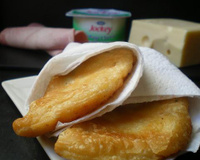 Rissoles emmental, jambon et cottage cheese