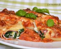 Il me restait pas mal d'épinards frais, je les ai donc ajoutés dans ces roulades de lasagne avec une béchamel au parmesan et ma sauce bolognaise préférée ;-)
Pour les…