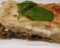 Cannelloni au brocciu saumon et épinards
