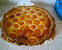 Tarte abricots et fromage blanc