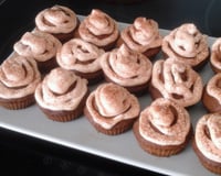 Cupcakes d'Halloween chocolat orange