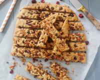 Cookies sticks noix de pécan et cranberries