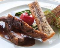 Magret de canard, sauce à l'orange