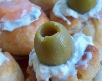 Bouchées saumon ou olives