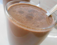 Chocolat chaud onctueux au cacao amer