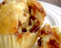 Muffins aux flocons d'avoine & pépites de chocolat au lait