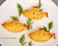 Feuilletés au saumon fumé et fromage frais aux 5 baies