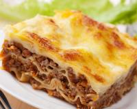 Lasagnes à la bolognaise