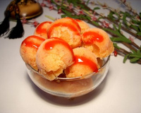 Sorbet aux pêches de vigne