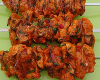 Brochettes marinees à la mexicaine au barbecue