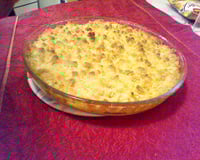 Crumble aux pommes familial