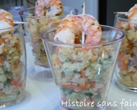 Au delà de sa couleur (qu'elle perd à la cuisson), la lentille est une légumineuse a de quoi séduire. En l'associant à des crevettes roses sautées au citron, voici une…