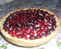 Tarte aux cerises legére