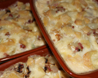 Crozets de Savoie au reblochon et aux lardons