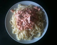 Tagliatelle au saumon