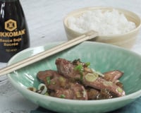 Aiguillettes de canard laquées à la sauce soja sucrée et vinaigre balsamique