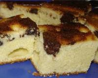 Gâteau au chocolat blanc