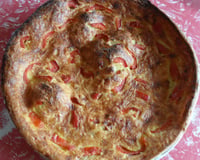 Quiche Lorraine au jambon lardons et champignons