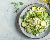 Salade de courgettes crues facile