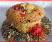 Cupcakes aux pralines roses