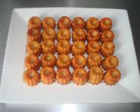 Minis cannelés chorizo/ emmental