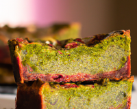 Cake aux pestos verde et rosso
