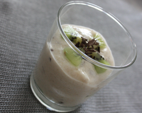 Mousse banane aux kiwis