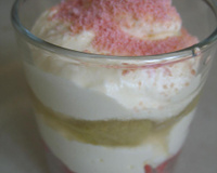 Tiramisu fraise-rhubarbe