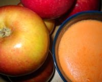 Jus de pommes et carottes