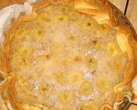 Tarte à la banane et au lait de coco