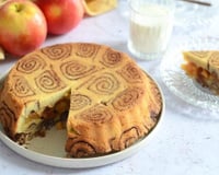 Tourte escargot aux pommes