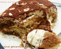 Tiramisu aux amandes et à l'Amaretto
