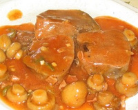 Langue de bœuf en sauce
