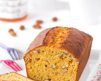 Cake croquant à  la confiture d'abricots