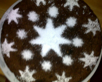 Moelleux au chocolat étoilé