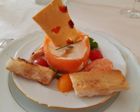 Bavarois d'asperges au saumon