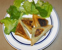 Samossas chèvre épinards