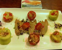 Salade autour de l'émincé de thon