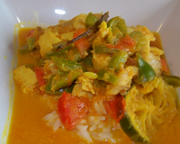 Un plat savoureux et léger, avec des légumes et des épices