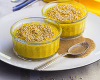 Gratin de courge au sésame croustillant