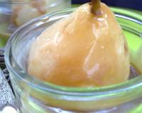 Poire au four sauce carambar