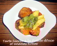 Tarte sucrée à la patate douce