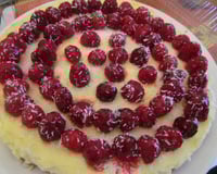 Cheesecake framboise noix de coco